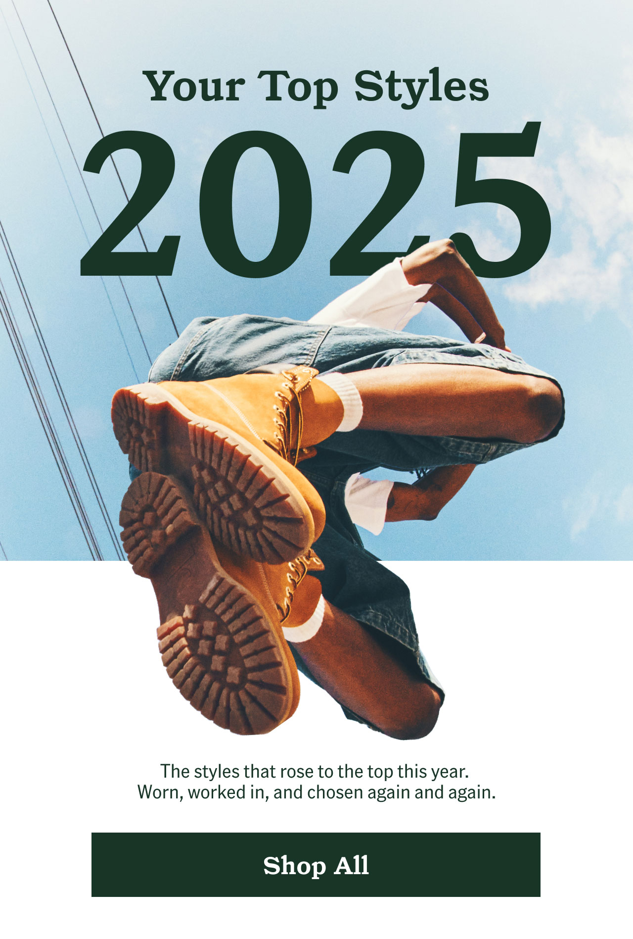 Your Top Styles 2025. Shop All