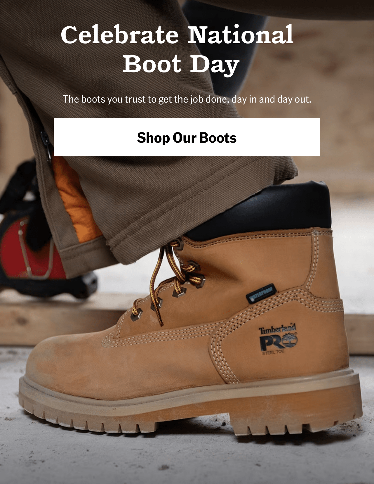 Celebrate National Boot Day