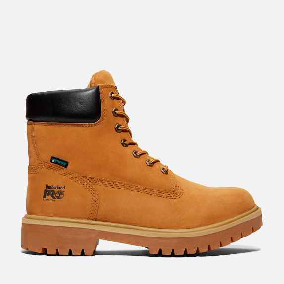 Men's Timberland PRO®️ Direct Attach 6-inch Waterproof Insulated Steel-Toe Work Boot