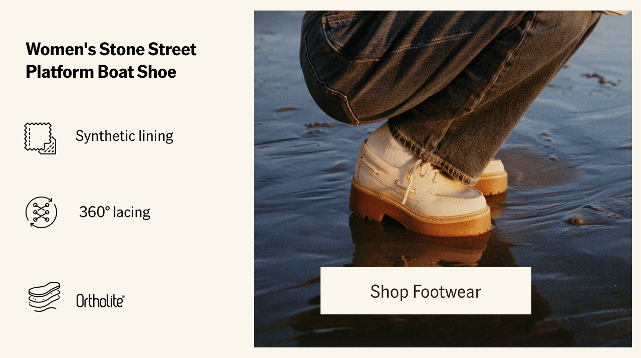 Women's Stone Street Platform Boat Shoe