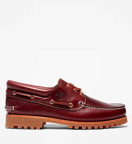 Men's Timberland® Authentic 3-Eye Lug Handsewn Boat Shoe