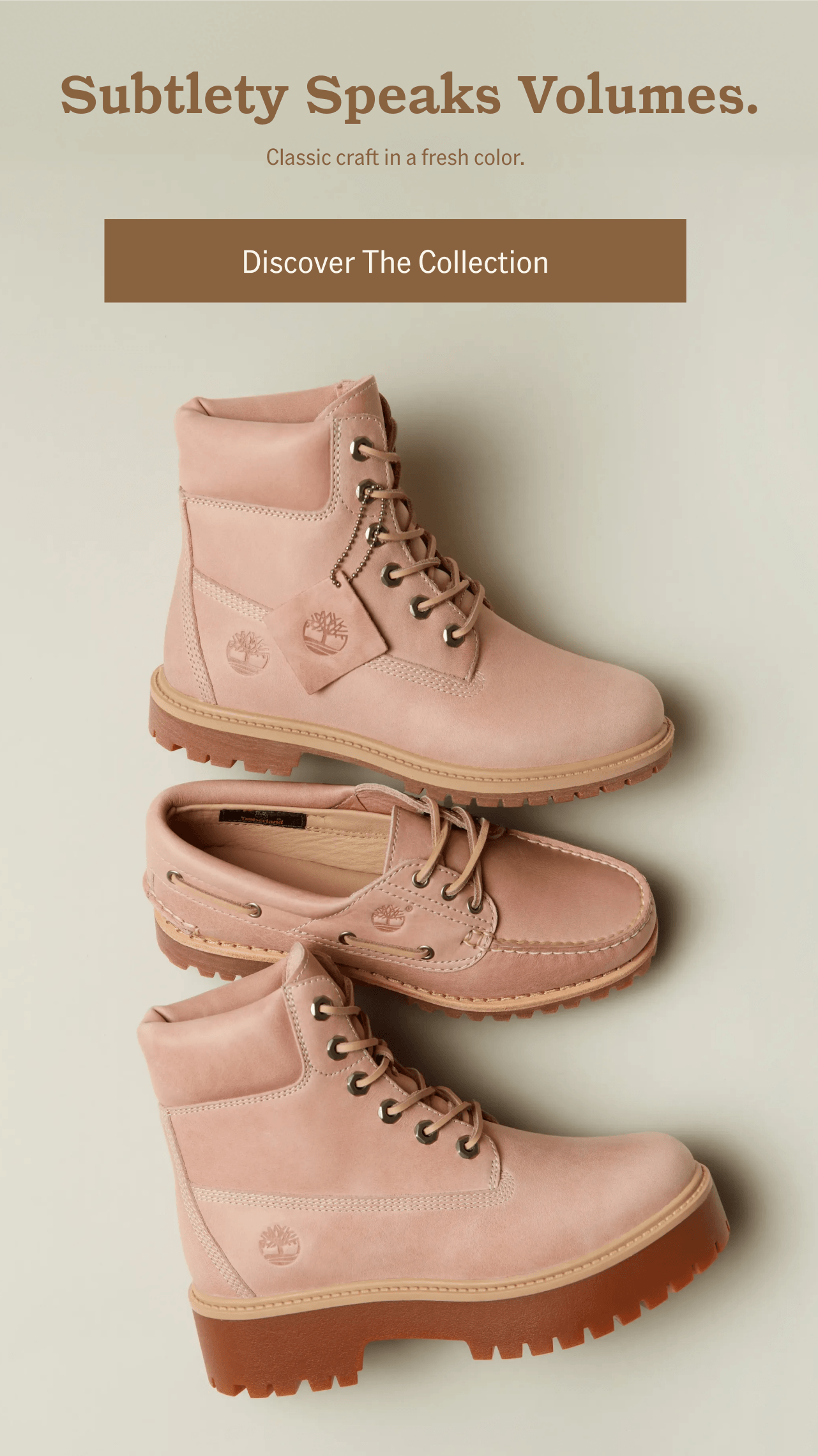 Subtlety Speaks Volumes. Discover The Collection.