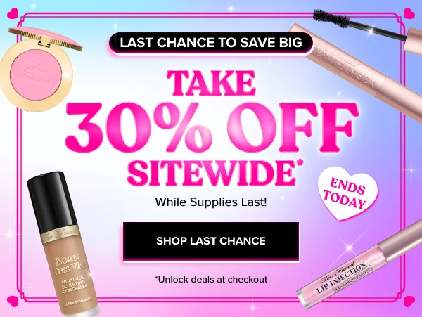 Last Chance To Save Big!