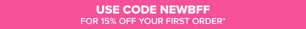 15% Off First Order