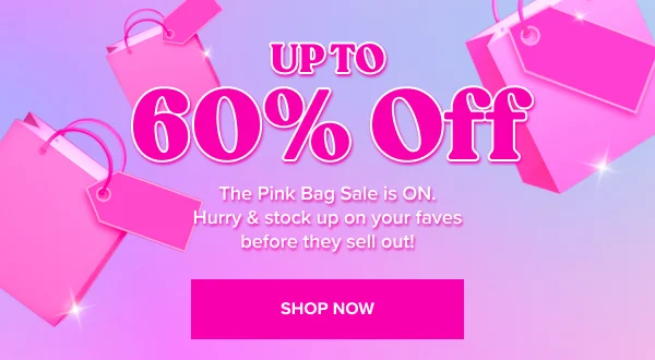 The Pink Bag Sale is Here