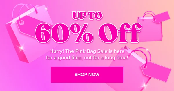The Pink Bag Sale is Here!