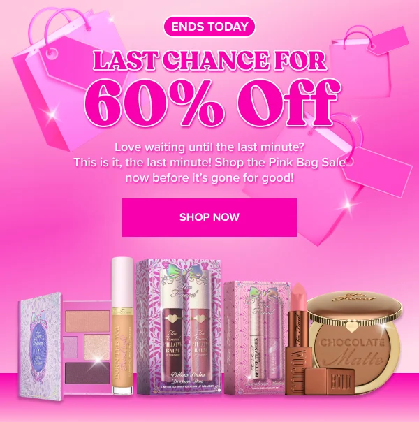 The Pink Bag Sale is Here