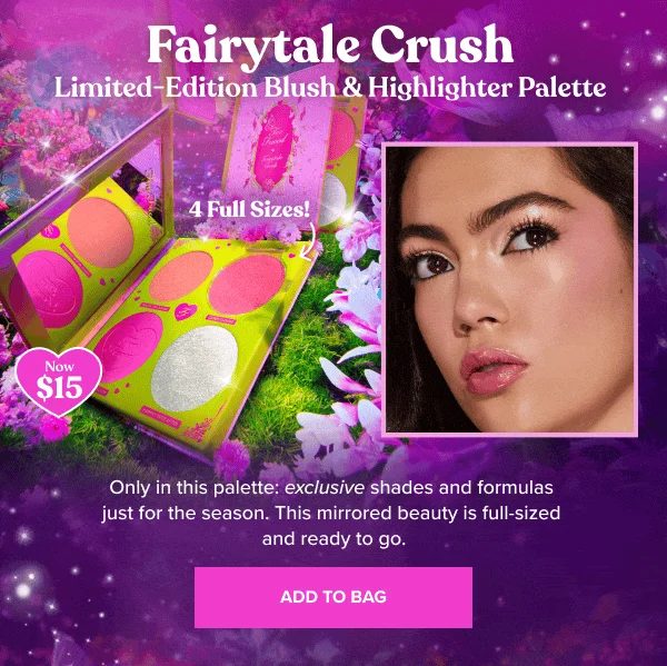 Fairytale Crush Blush & Highlighter Palette