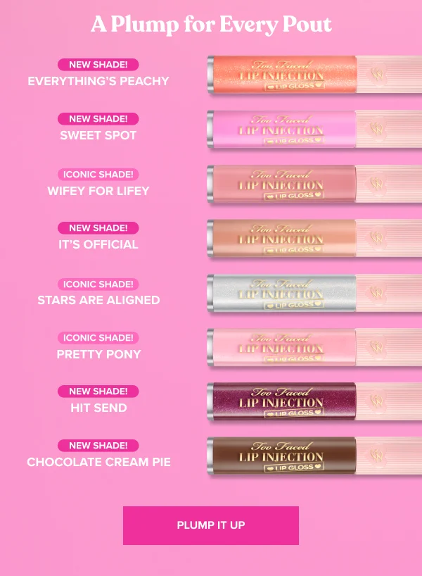 Lip Injection Lip Gloss Shades
