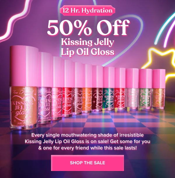 50% off Kissing Jelly Lip Oil Gloss