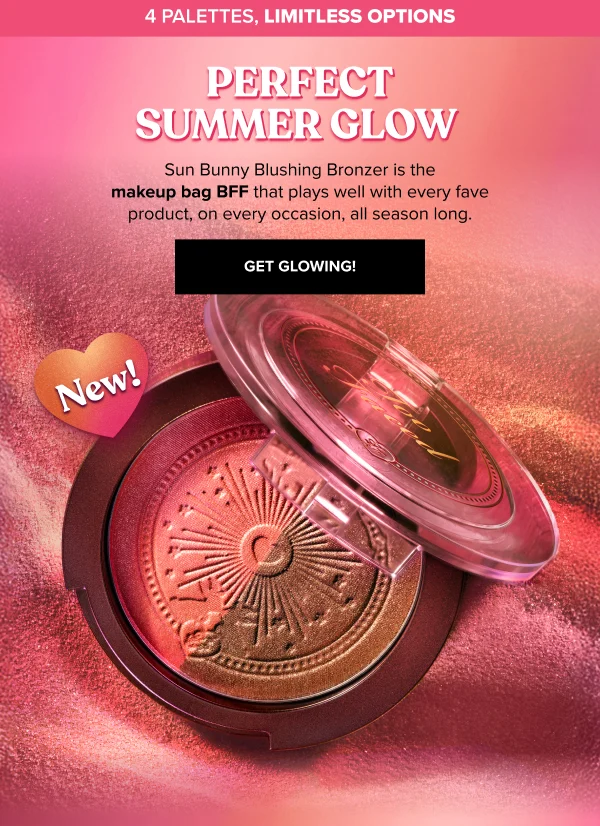 Get Glowing with Sun Bunny Blushing Bronzer