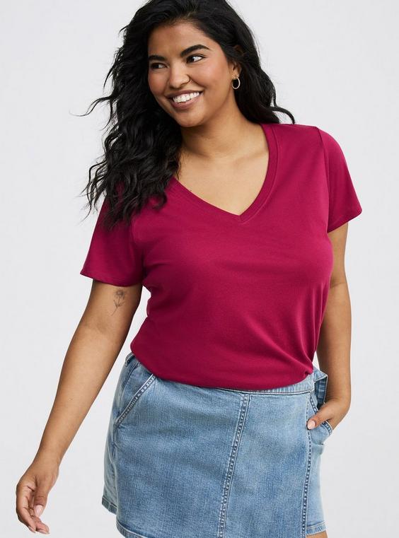 Girlfriend V-Neck Tee