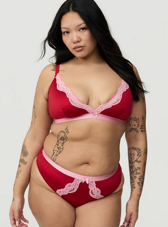 Glaze Mid-Rise Open Gusset Thong
