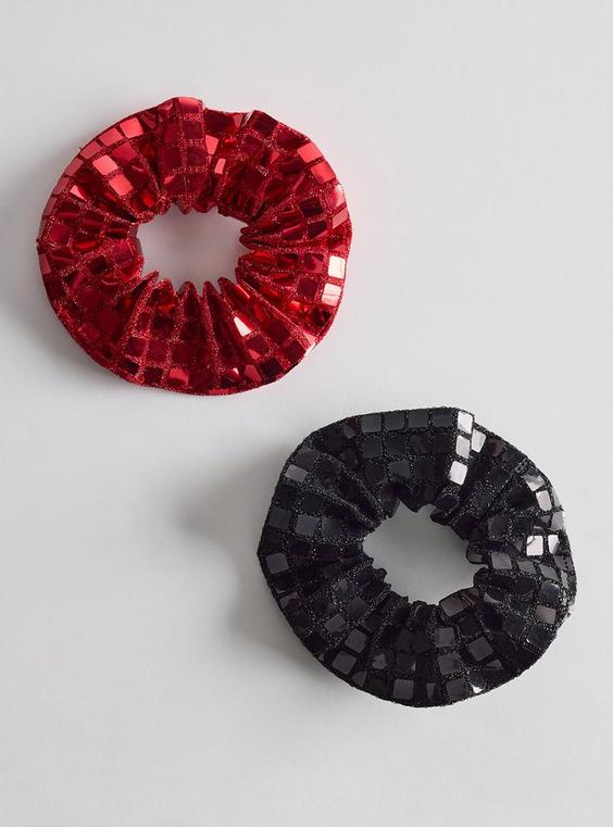 Sequin Scrunchie Set