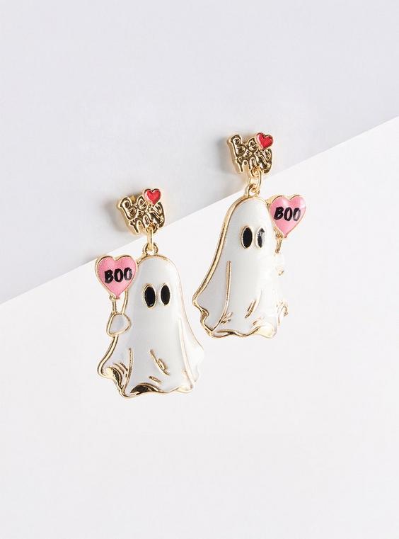 Ghost Be My Boo Statement Earring