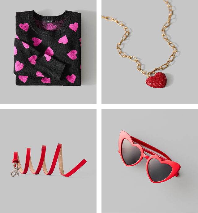 grid of accessories