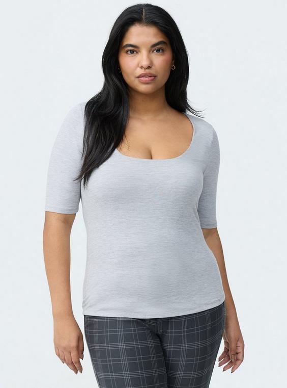 Smoothing Square Neck Top
