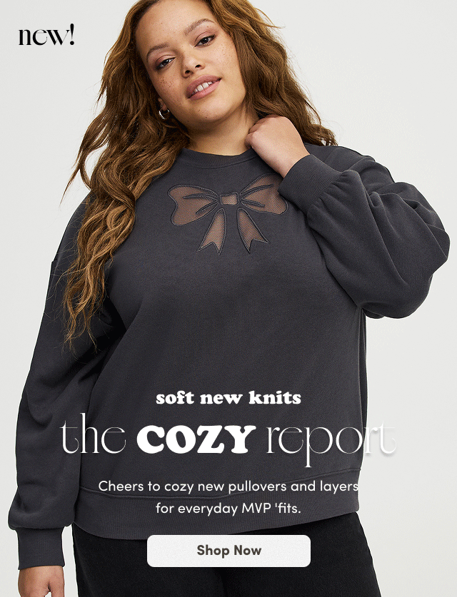 soft new knits | the cozy report | Cheers to cozy new pullovers and layers for everyday MVP 'fits. | Shop Now > 