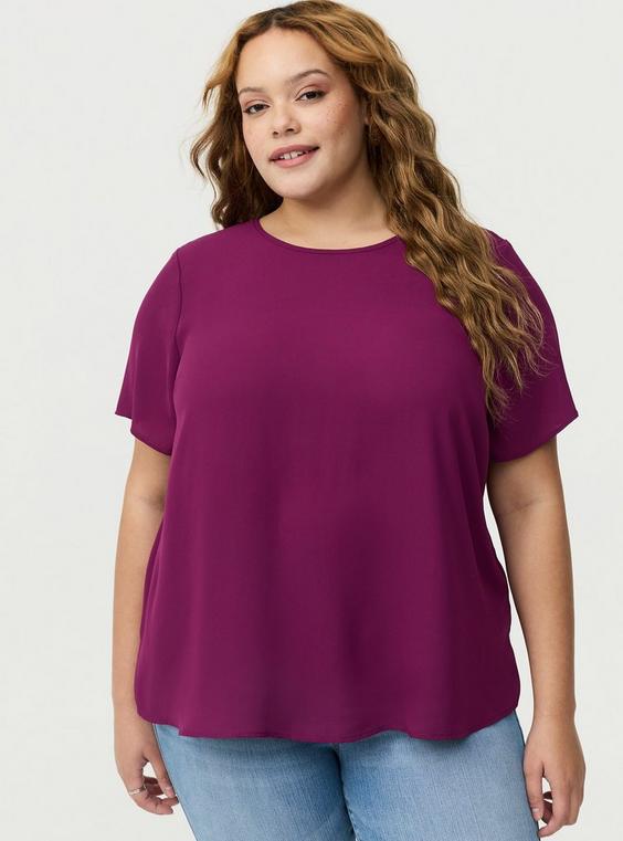Abbey Georgette Top