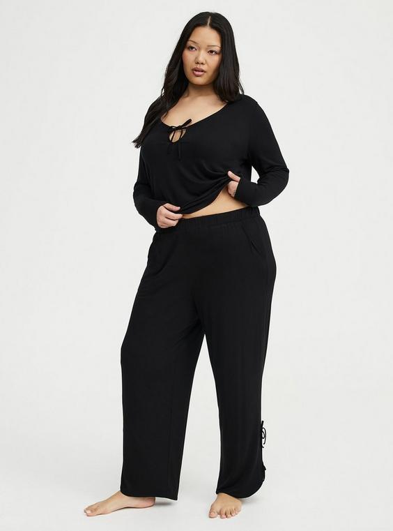 Super Soft Jersey Tie Side Lounge Pant