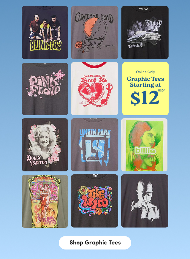 Shop Graphic Tees >