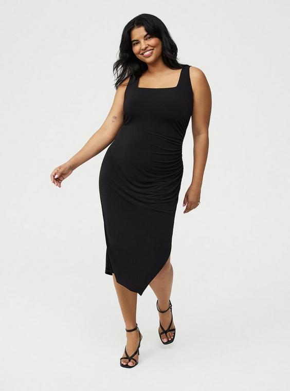 Ruched Side Maxi Dress