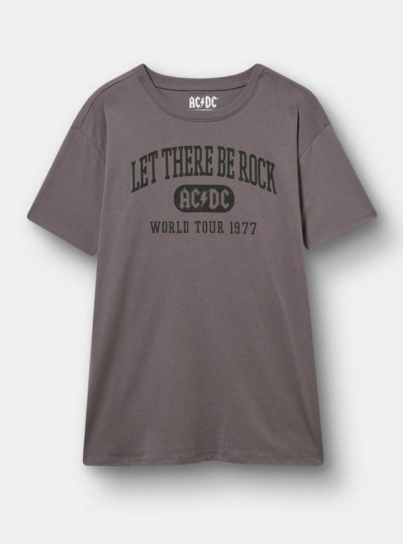 ACDC Relaxed Cotton Jersey Crew Tee