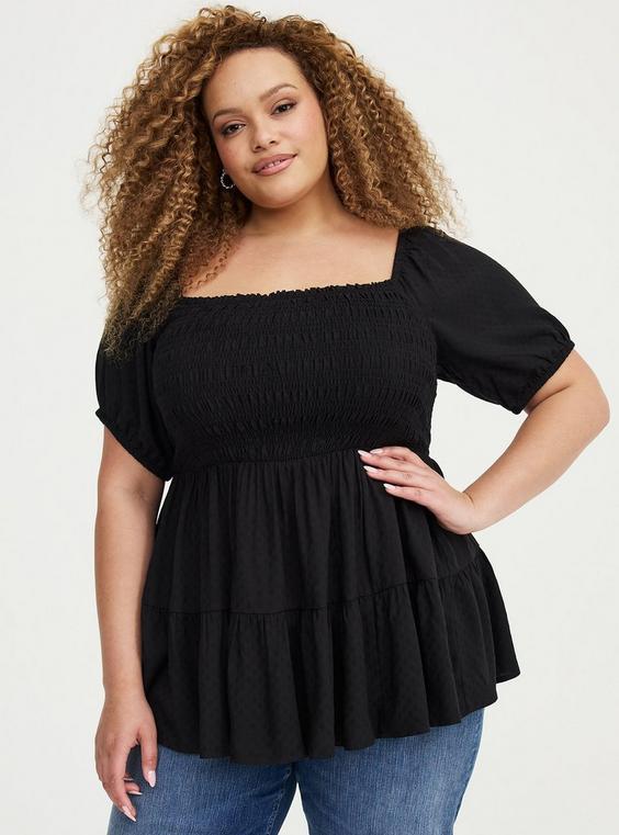 Challis Smocked Babydoll