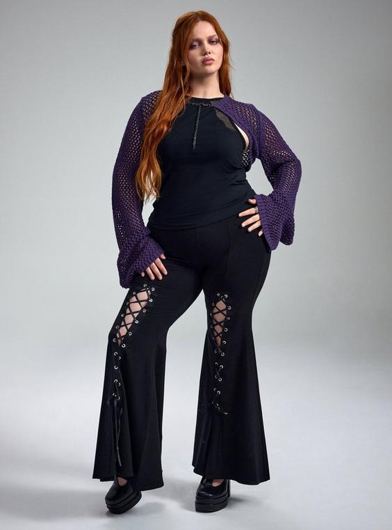 Nightfall Lace-Up Flare Pant