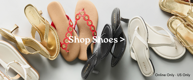 Shop Shoes > | Online Only · US Only