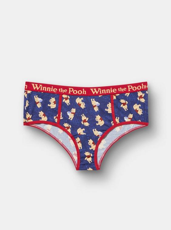 Winnie-The-Pooh Mid-Rise Cotton Cheeky Panty