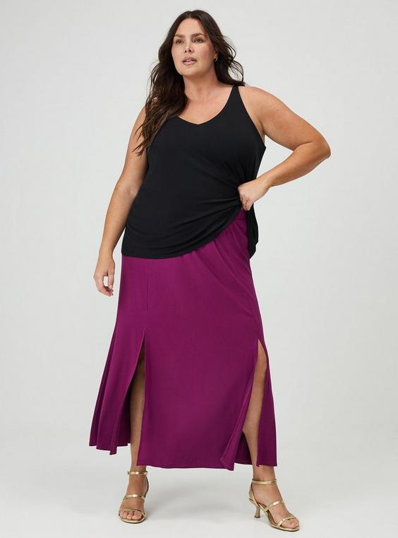 Super Soft Column Maxi Skirt