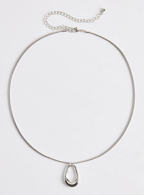 Oval Drop Necklace