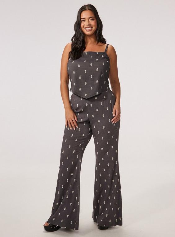 Festi Flare Pant with Side Zip