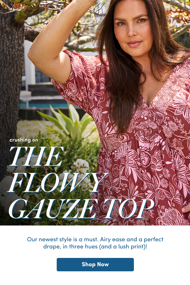 Crushing On | The Flowy Gauze Top | 