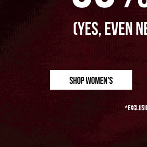 Shop women's up to 50% off even new arrivals + free shipping. *Exclusions Apply Shop women's up to 50% off even new arrivals + free shipping. *Exclusions Apply