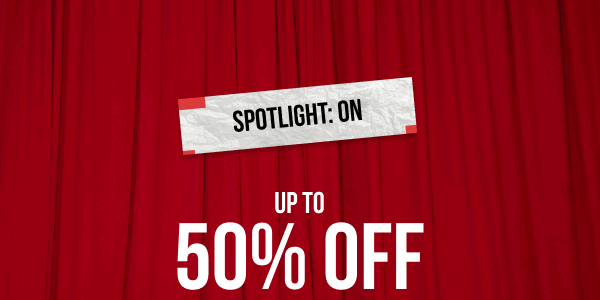 Up to 50% off