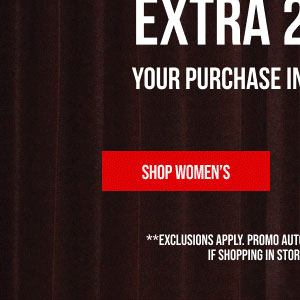 Email Exclusive Extra 20% off Shop Women's Email Exclusive Extra 20% off Shop Women's