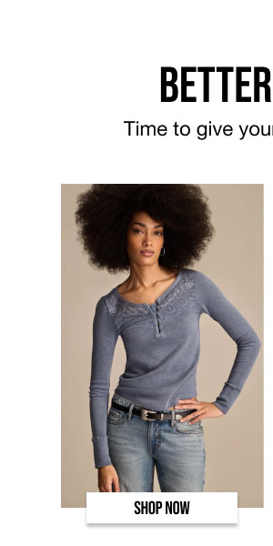 Lace Yoke Henley Shop Now Lace Yoke Henley Shop Now