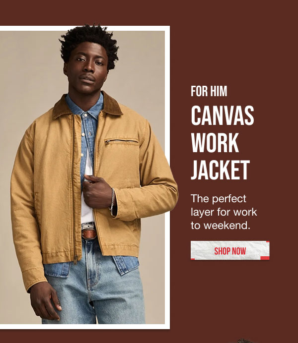 Canvas Work Jacket Shop Now