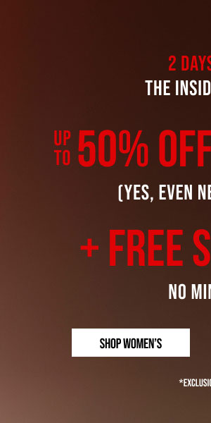 Up to 50% off Sitewide Shop Women's