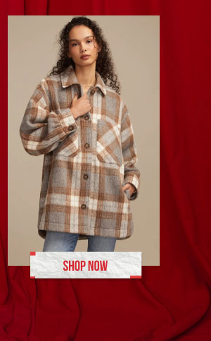 Oversized Plaid Shirt Jacket Shop Now