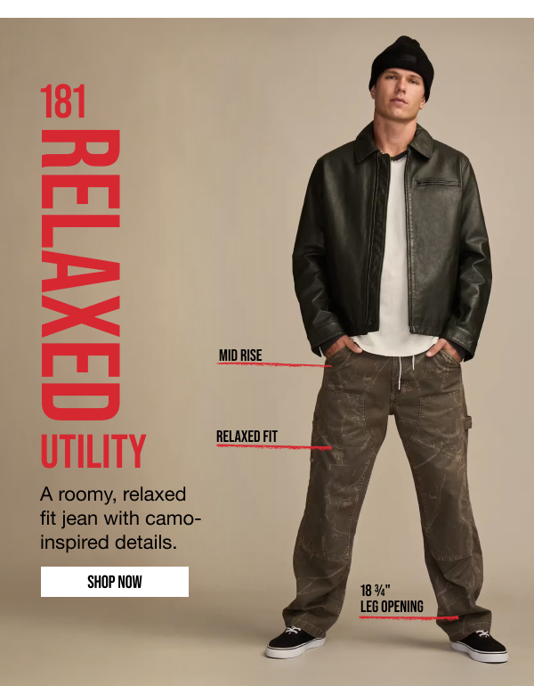 181 Relaxed Utility Shop Now 181 Relaxed Utility Shop Now