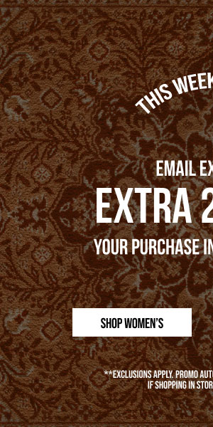 Extra 20% off Shop Women's