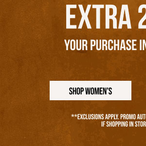 Extra 25% off Shop Women's Extra 25% off Shop Women's
