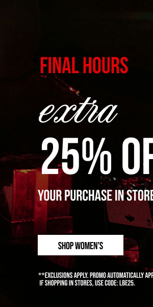 Extra 25% off Shop Women's Extra 25% off Shop Women's