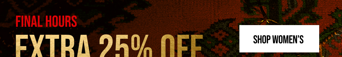 Extra 25% off Shop Women's
