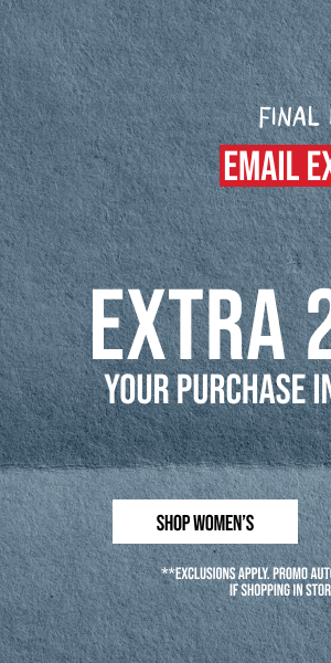 Extra 25% off Shop Women's