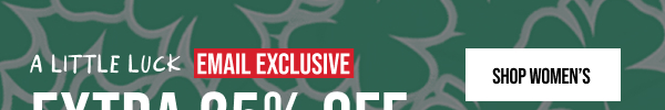 Extra 25% off Shop Women's