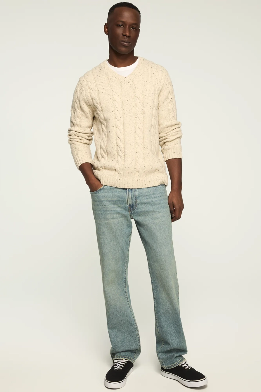 Image of Lucky Brand 363 Vintage Straight - Men's Pants Denim Straight Leg Jeans in Supernova